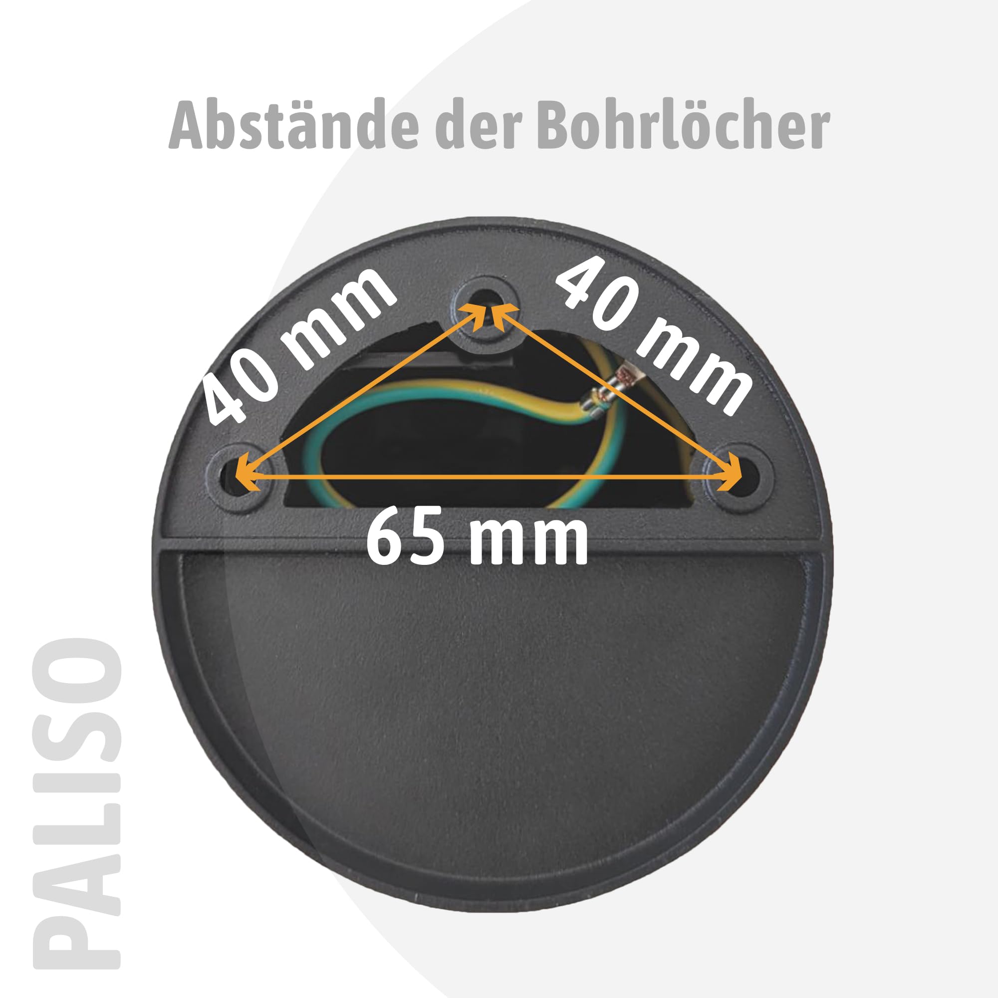 SSC-LUXon PALISO Energiesäule Garten mit Licht und 2 Steckdosen outdoor - schwarze Pollerleuchte außen led IP44 inkl. G9 3W warmweiß