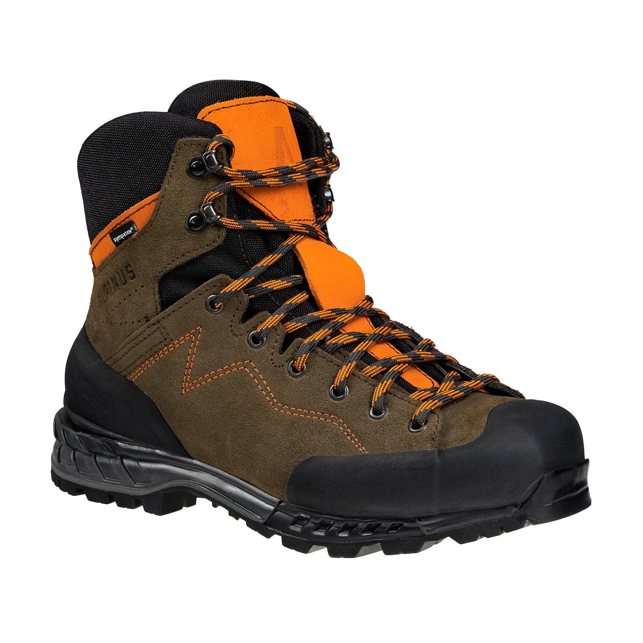 Alpinus - Buty Trekkingowe Damskie Ombretta W, Buty Turystyczne, Górskie, Hikingowe, brązowo - pomaranczowe GN18202