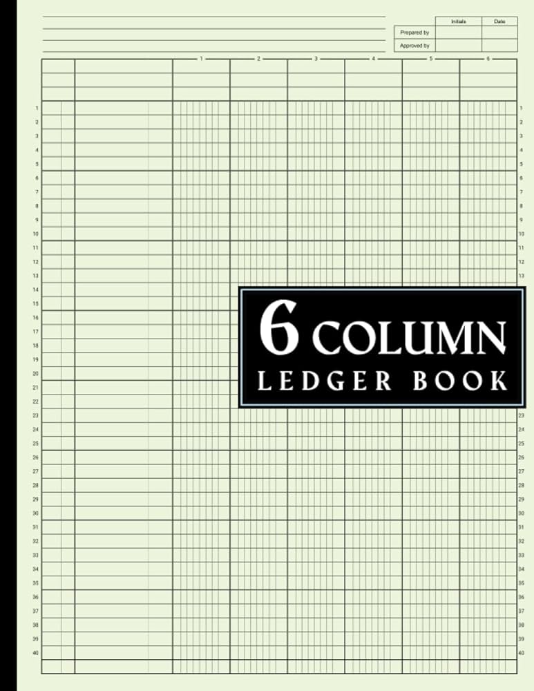 amazon-com-6-column-ledger-book-large-accounting-ledger-for-bookkeeping-columnar-pad-6-columns-for-personel-use-and-small-business-8-5-x-11-inches-press-ledgers-books for Free Printable 6 Column Ledger Paper Amazon.com: 6 Column Ledger Book: Large Accounting Ledger for Bookkeeping / Columnar Pad 6 Columns, for Personel Use and Small Business, 8.5 x 11 inches.: Press, Ledgers: Books for Free Printable 6 Column Ledger Paper