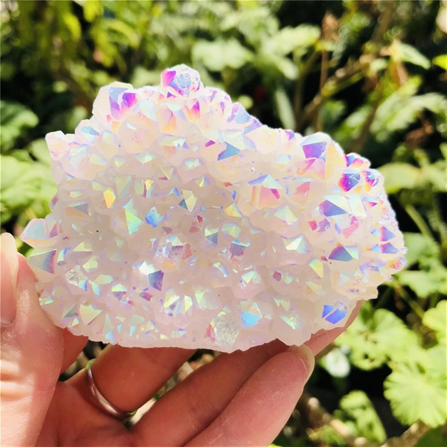 Stone White Crystal Cluster Home furnishings Gift(60-80g)