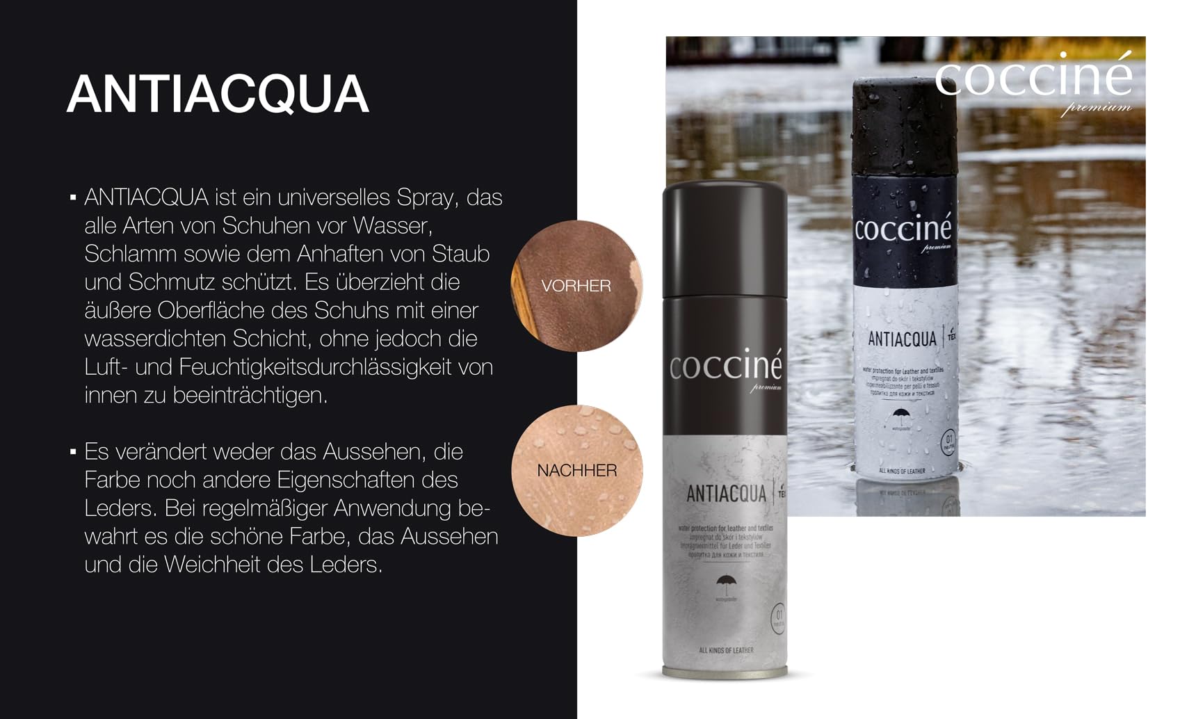 Cocciné - Schuh Pflege Set, Wildleder und Nubuk Pflegeset, Schuhpflege, Schuhreinigung, Farbauffrischung, Wildlederschuhe, Wildlederschuhe Reinigen, Schuh Imprägnierspray