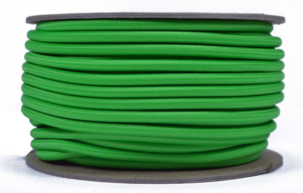 ネオングリーン3 / 16 "ショックコード &ndash; BoredパラコードMarine Grade衝撃/バンジー/ストレッチコー