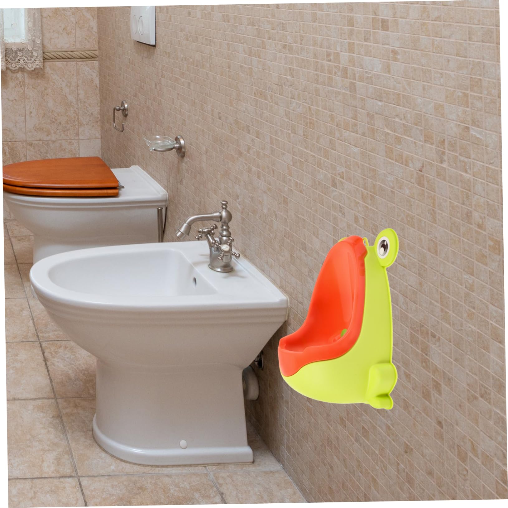 Orinal Infantil Forma de Rana para Entrenamiento de Baño