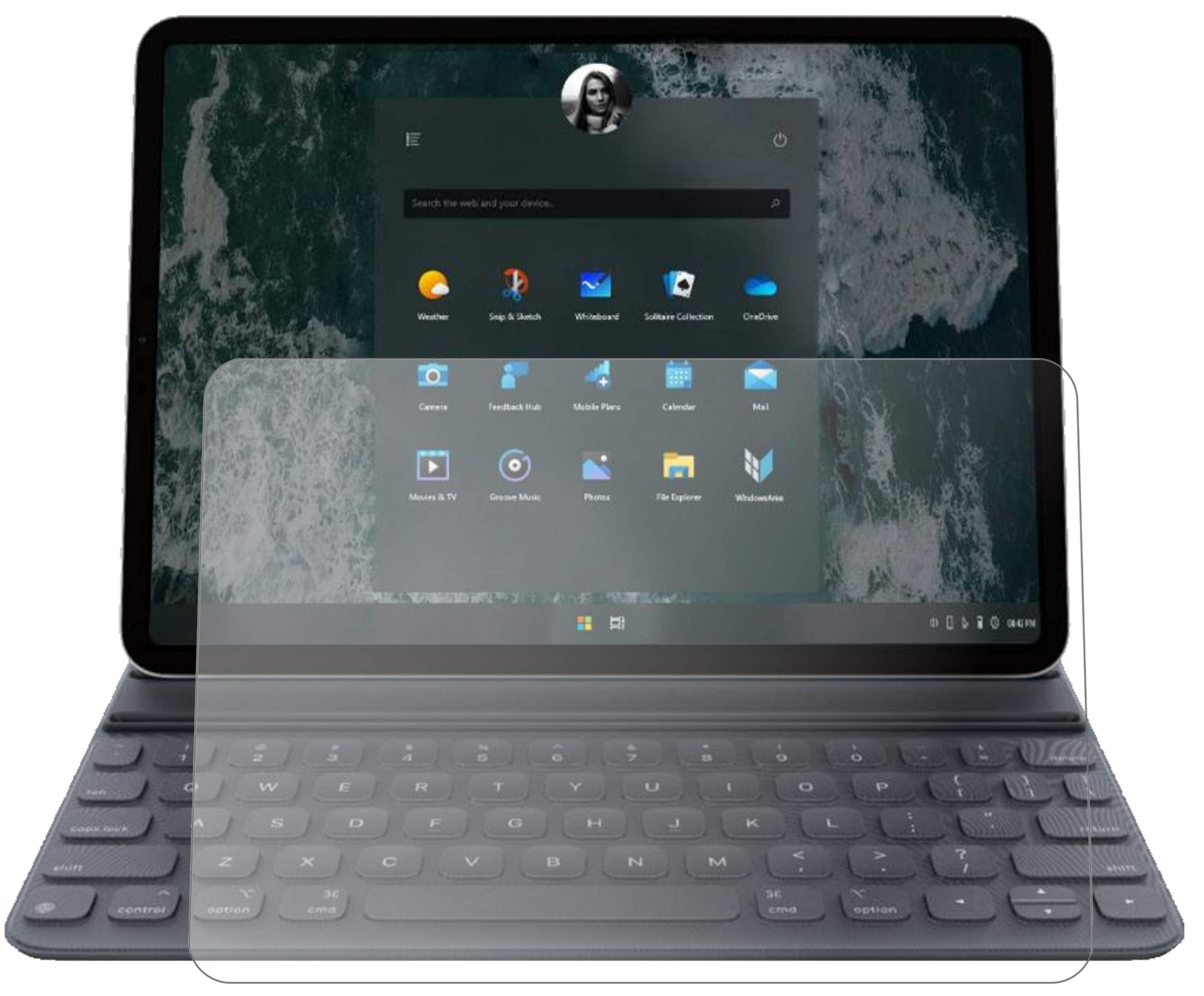 Pellicola Protettiva Opaca Anti-Riflesso Per Microsoft Surface 3 (10.8") - Dipos, Vetro Flessibile 9H, 2 Pezzi, Made In Germany, 10 Anni Garanzia - copertina