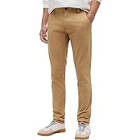 Tommy Jeans Chino Uomo TJM Scanton Chino Pant Slim Fit, Verde (Classic Khaki)