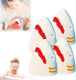 Jaws Bath Bomb | 2023 Best Shark Bath Bomb | Shark Bath Bomb Blood | Funny Jaws Bathbomb for Kids | Kids Jaws Bath Bomb Japan | for Children Men Wome (Color : 4pcs)