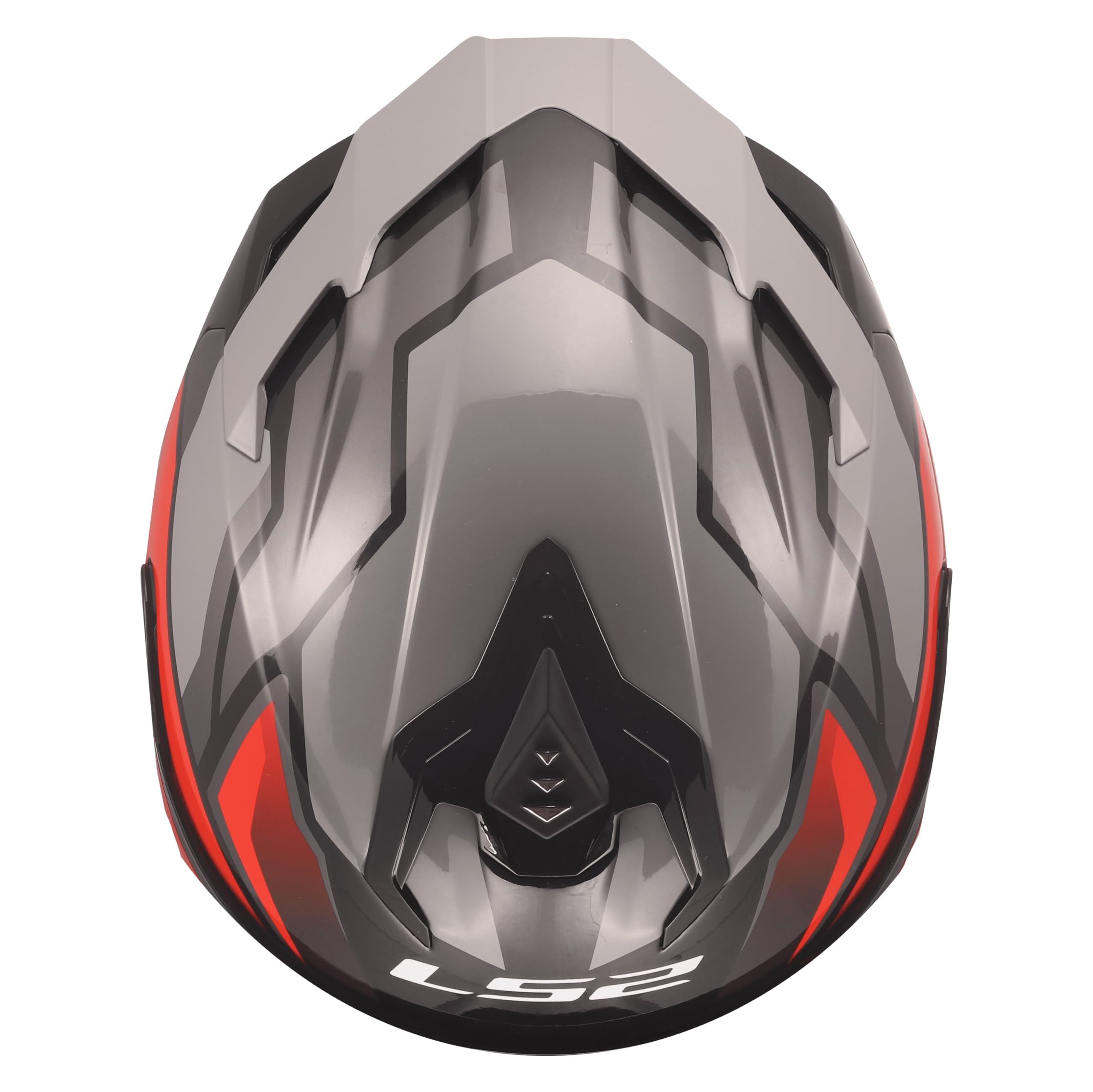 LS2, Casco Moto Integral CHALLENGER II VIPER Grey Red, M