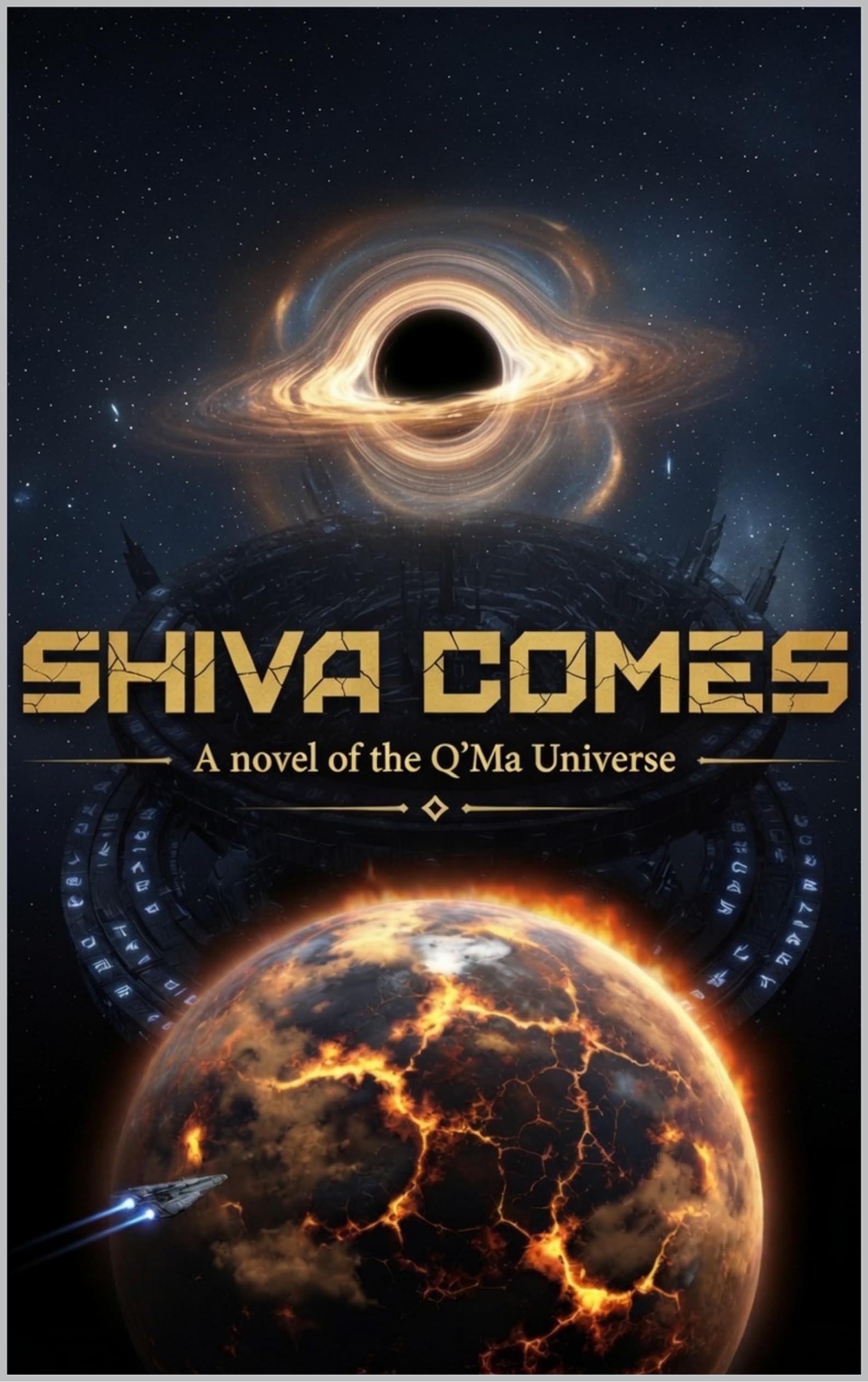 Shiva Comes: The Story of the Q'Ma (Tales of the Q'ma Universe) — book cover, opens Amazon