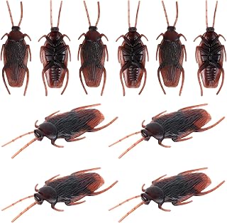 Fake Roaches, Halloween Party Supplies Plastic Realistic Bugs deal from Amazon
