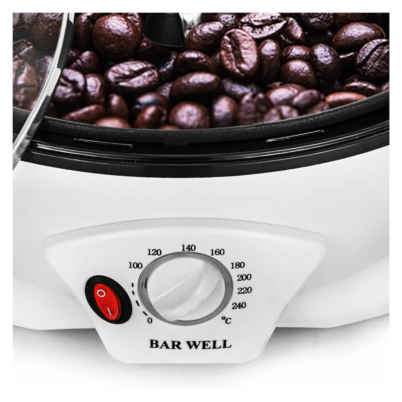 Elektryczna maszyna do pieczenia ziaren kawy 1500G 1200W domowego biura orzeszki ziemne, orzechy, popcorn ryżowy, prażenie Zapewnij Stabilność