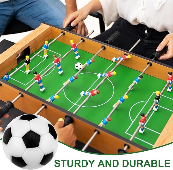10PCS Palline Biliardino da 36 mm Alta Qualità e Silenziose, Calcio Balilla Professionale, Perfette per Biliardino - 4