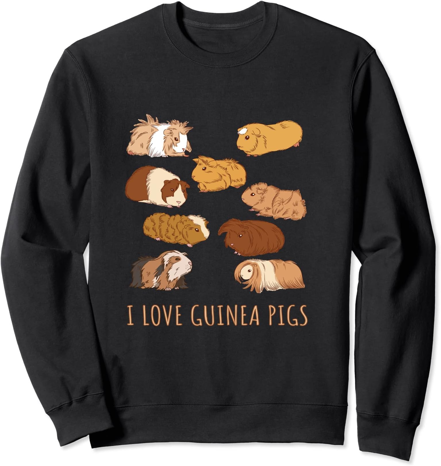 Cute I Love Guinea Pigs Guinea Pigs Sweatshirt