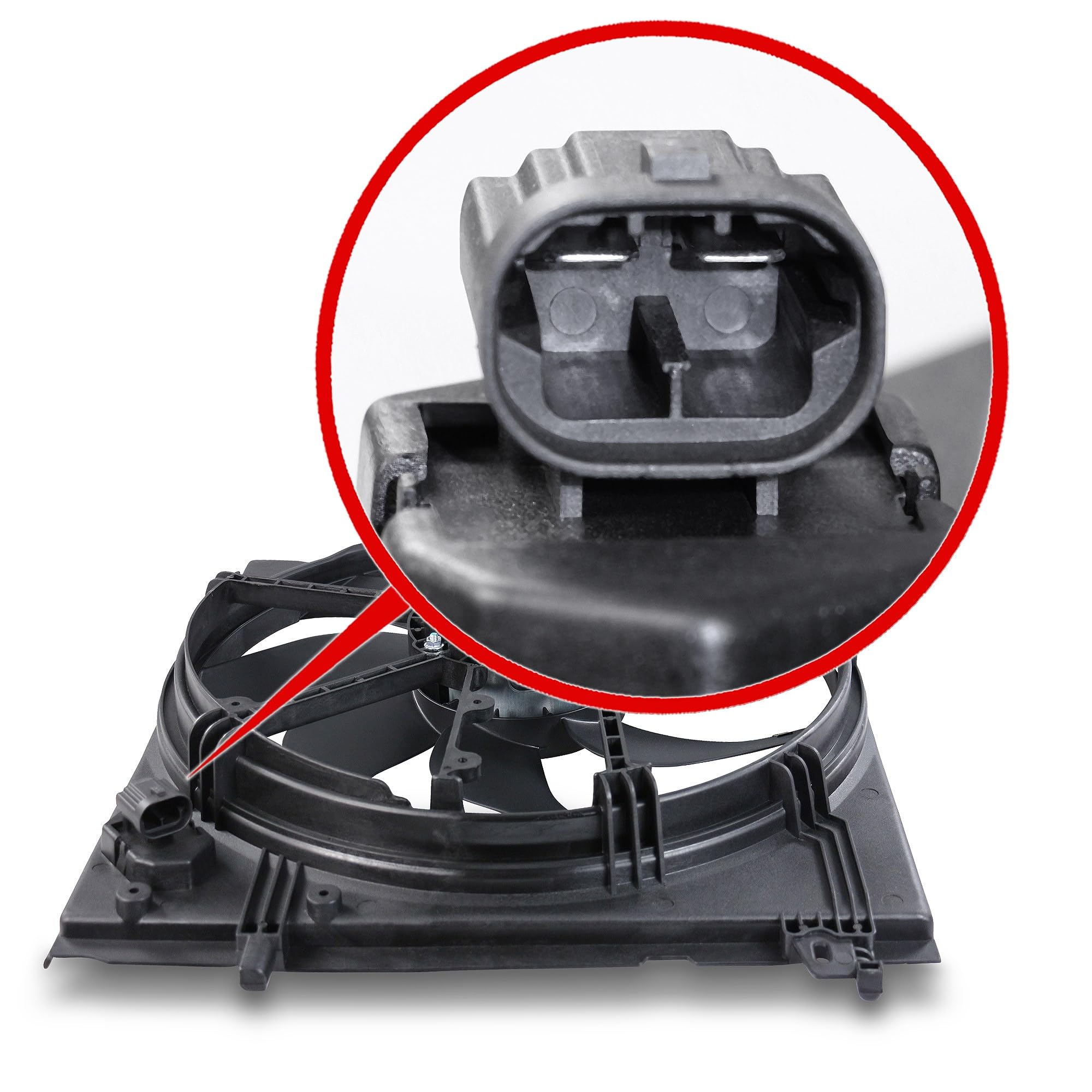 ATEC Germany Ventola, Raffreddamento motore Compatibile con: NISSAN QASHQAI II SUV, RENAULT KADJAR