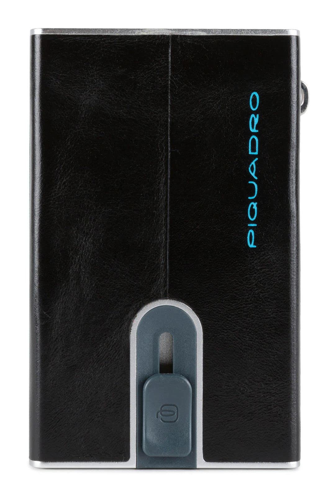 PiquadroBlue Square credit card case leather 6 cm