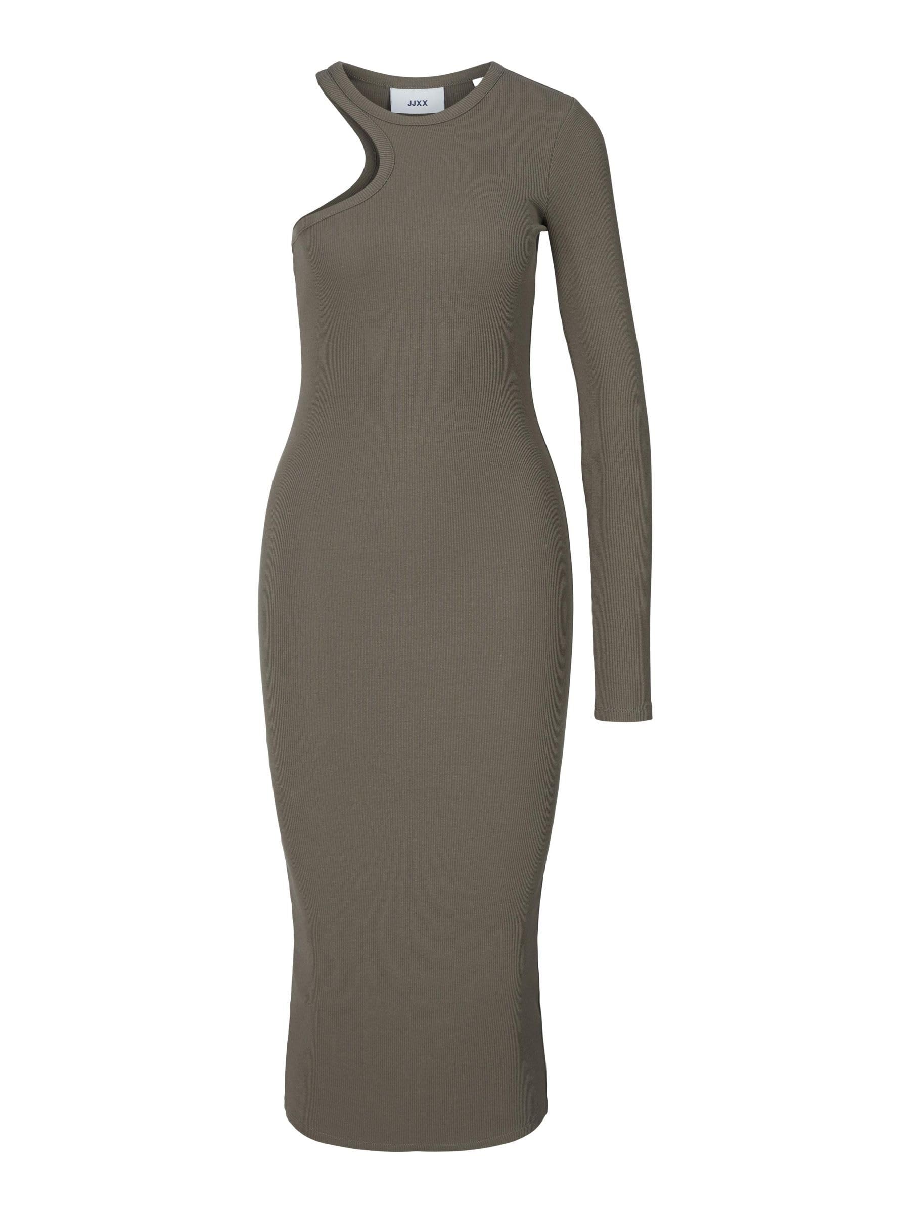 JJXX JXFIKA STR LS OS LONG DRESS JRS Elbise Kadın