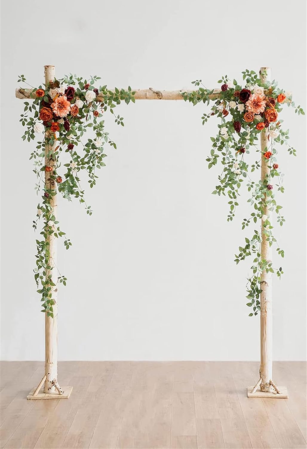 Amazon.com : Artificial Wedding Arch Flowers Kit, 2 Pcs Arch Flowers ...