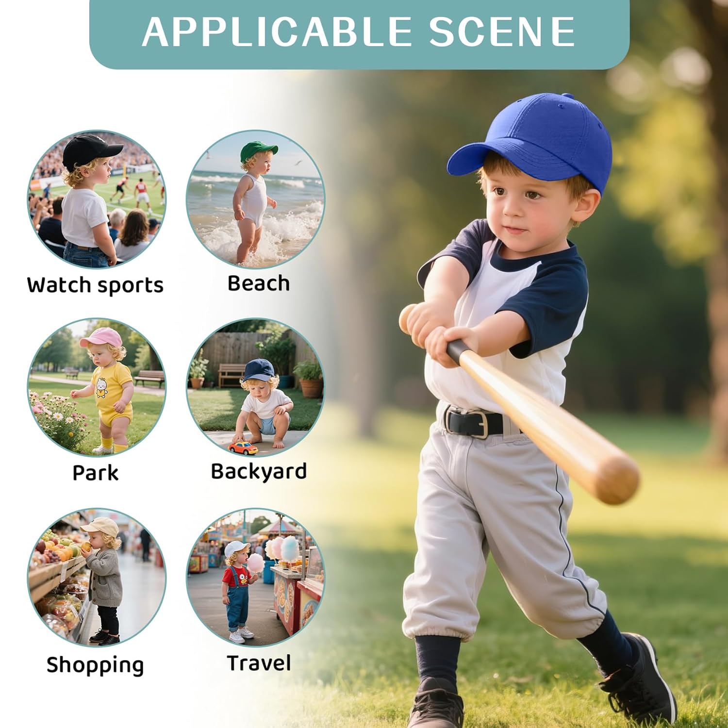 Durio Boné de beisebol infantil para bebês com proteção solar para meninos, boné ajustável para meninos e meninas com rabo de cavalo em promoção! Veja a oferta e mais achadinhos de Bonés & Chapéus Infantis 6 Hoje é o melhor dia para comprar Durio Boné de beisebol infantil para bebês com proteção solar para meninos, boné ajustável para meninos e meninas com rabo de cavalo com aquele preço maroto! Promoção! Aproveite a oferta! 6