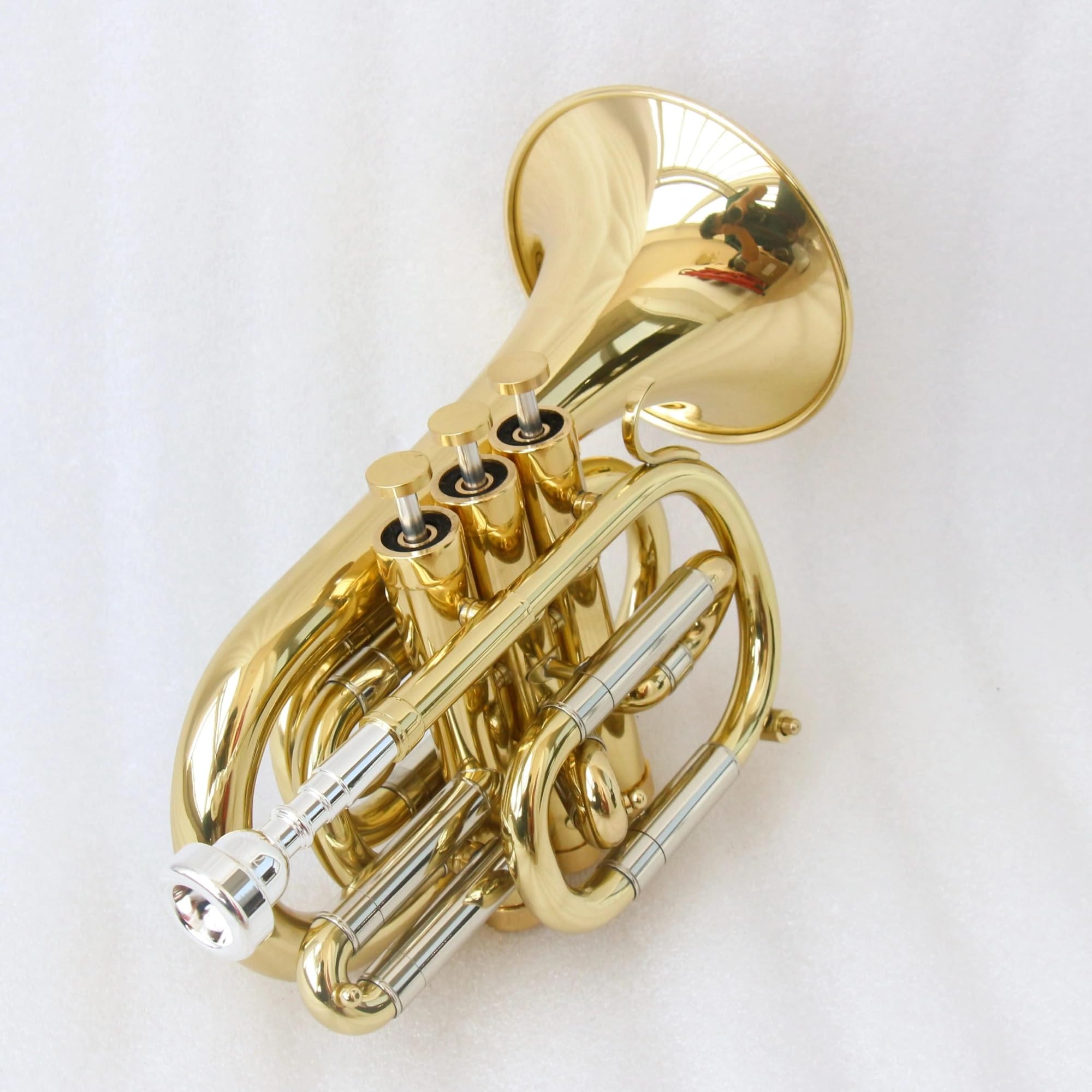Standard Trompeten Taschentrompete Musikinstrument Bb Goldlack Professionelle Trompete Aus Edelstahl Messing Für Anfänger