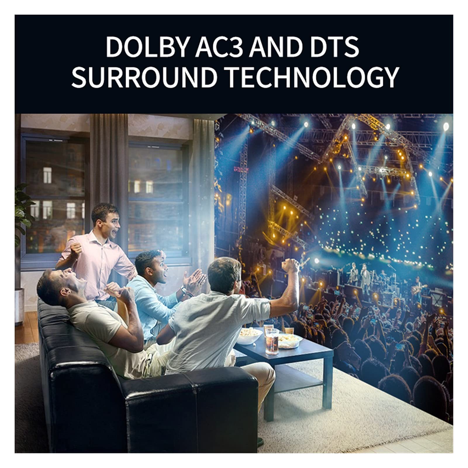 Vinmooog cavo ottico audio digitale 2m Toslink cavo coassiale audio Tecnologia surround AC3 e DTS ottico soundbar Adatto a TV, stereo, lettori CD/DVD/DRT/LD e altri dispositivi con porte Toslink