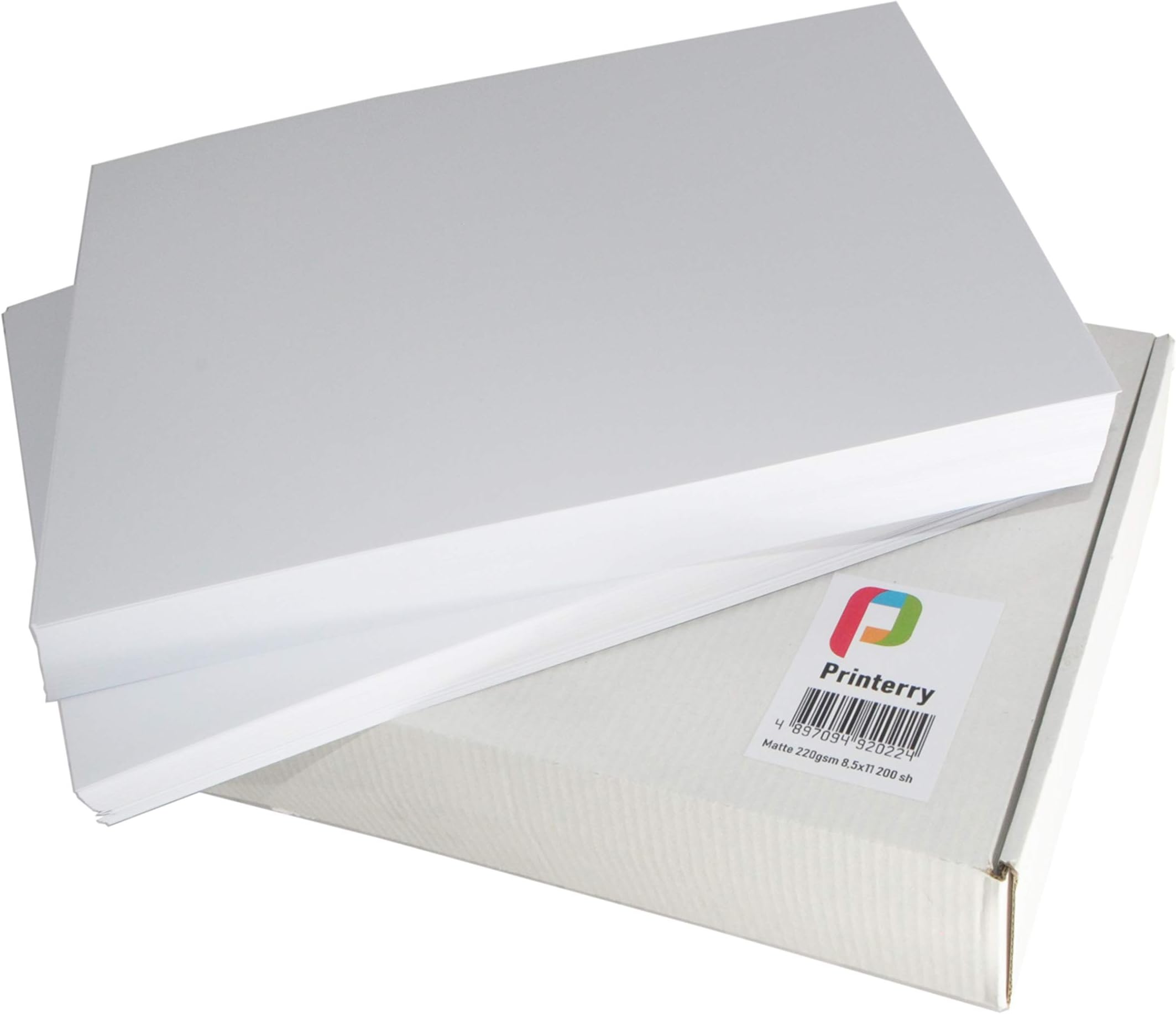 Matte Photo Paper 8.5 x 11 Inches (200 Sheets) 58lbs/220gsm, Double Sided