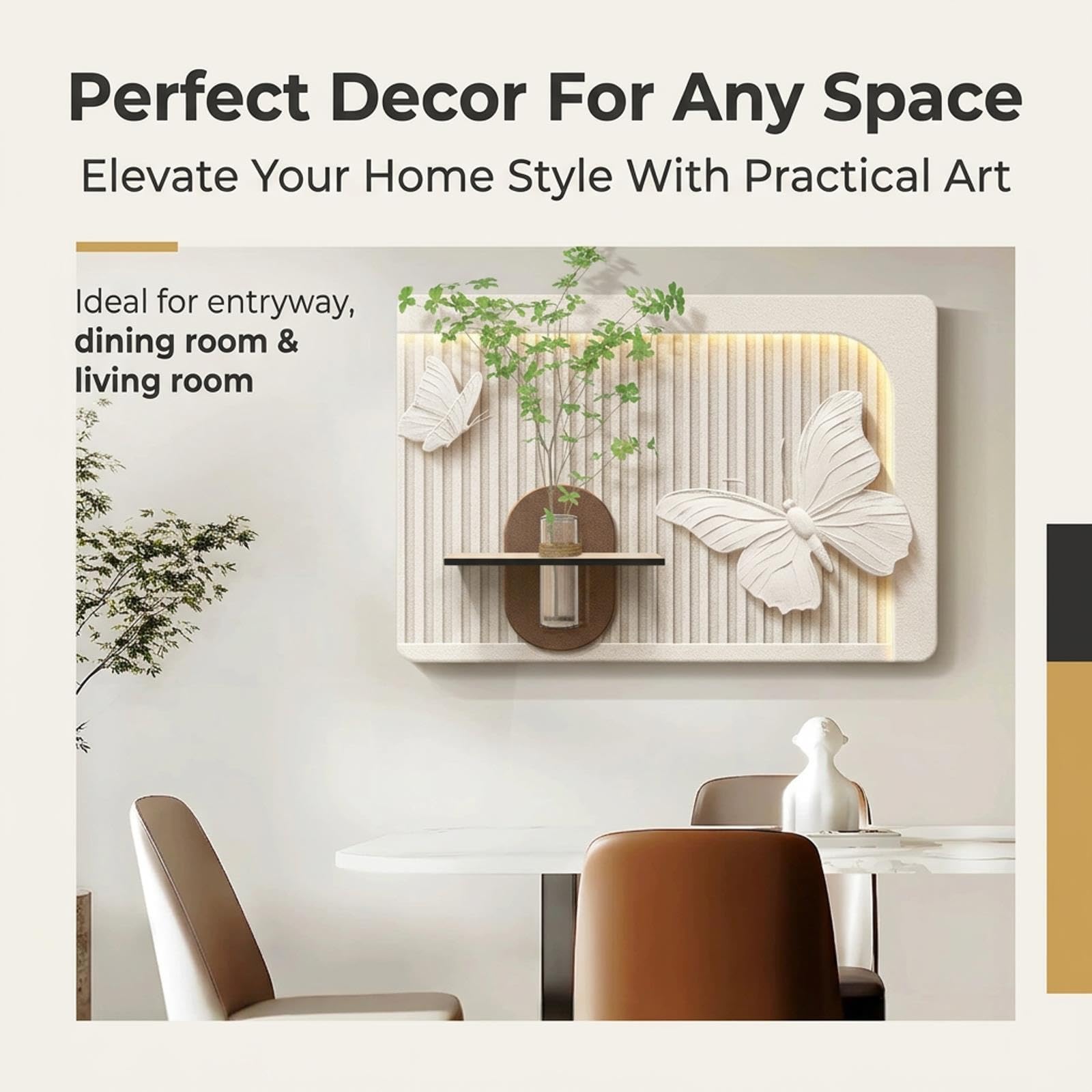 Copri Quadro Elettrico Decorativo, Decorazione Murale Farfalle per Ingresso