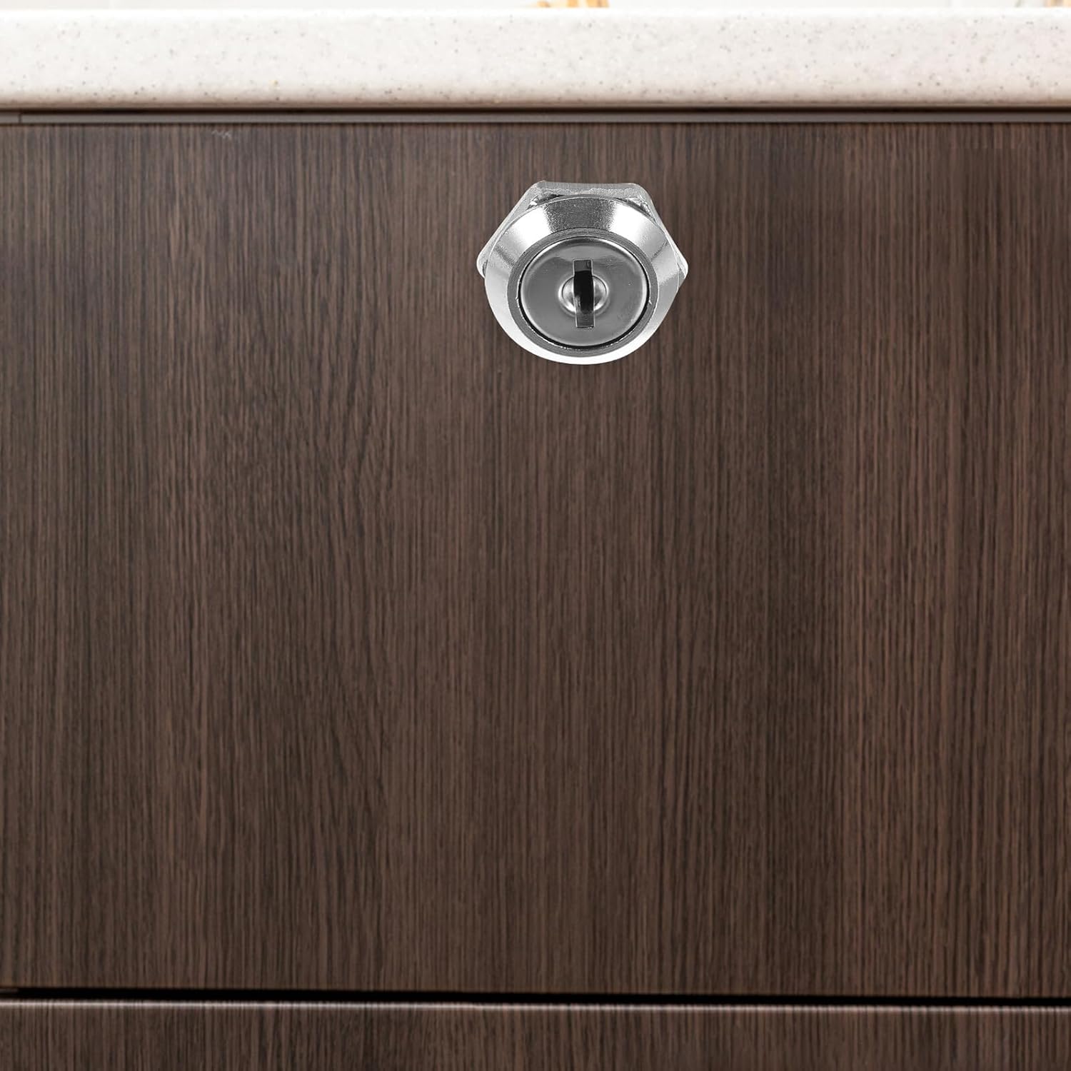 16 Sets Cam Cabinet Locks with Keys 16mm File Cabinet Drawer Locks for Mailbox Storage and Office Security for Home and Workplace Use