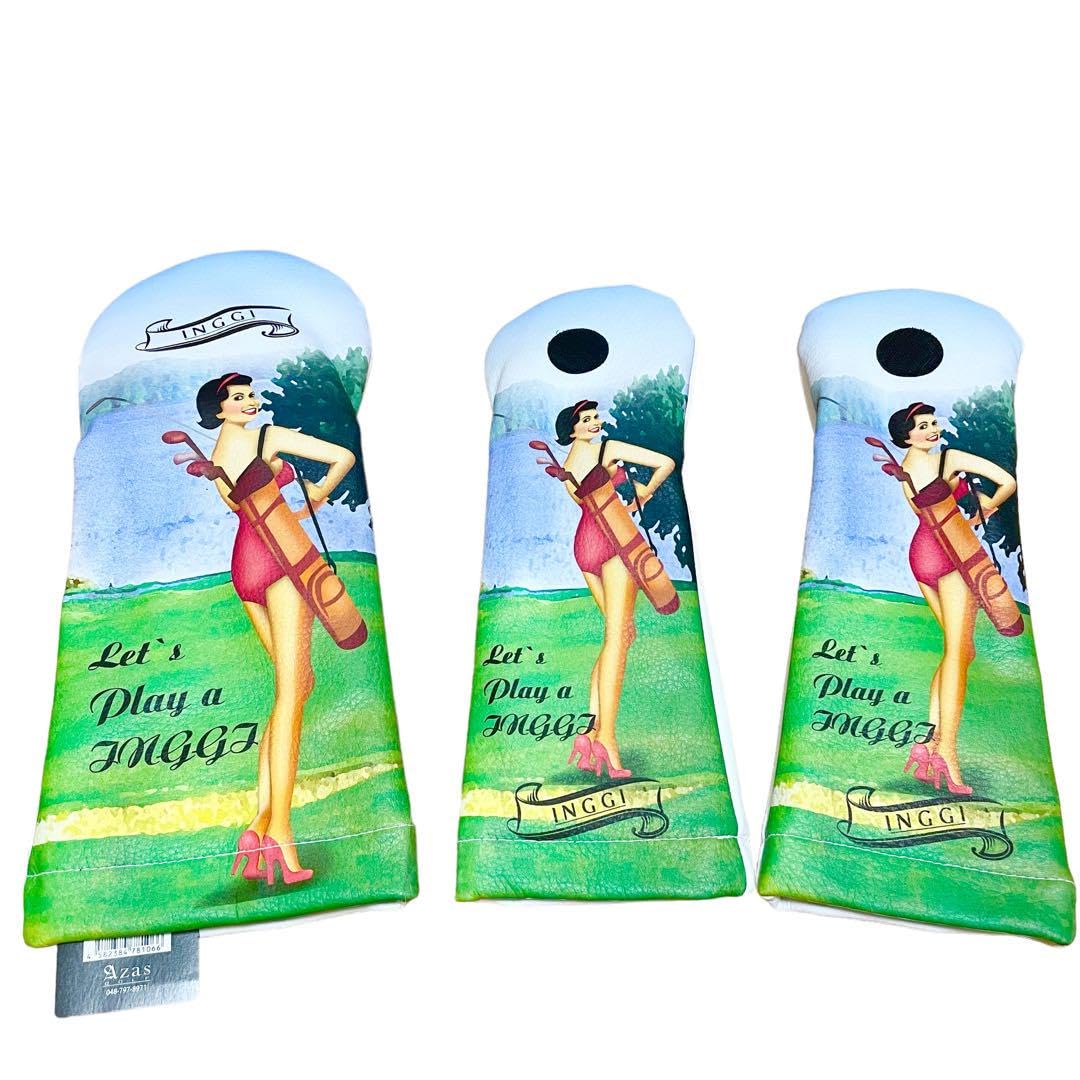 Amazon.co.jp: INNGI インギ PINUP GIRL ゴルフ ヘッドカバー 