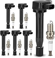 Vista 41 de Bobina de encendido UF669 y bujía de iridio doble 1675 compatible con Chevy Cruze Sonic Trax Volt Buick Encore Cadillac ELR D521C y PFR7S8EG