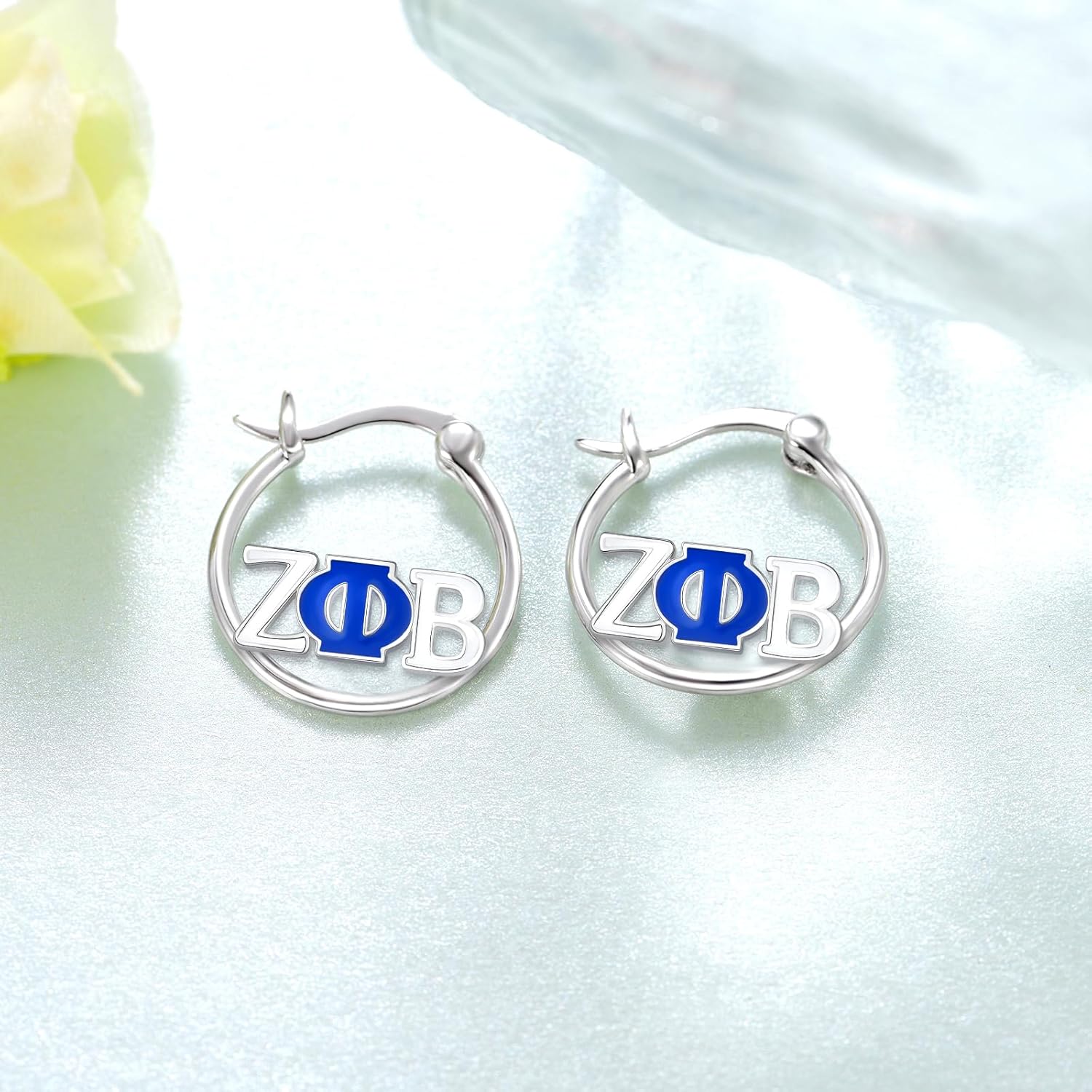 AKA/ZPB/DST Sorority Gifts for Women 925 Sterling Silver Sorority Paraphernalia Gifts Jewelry for Women