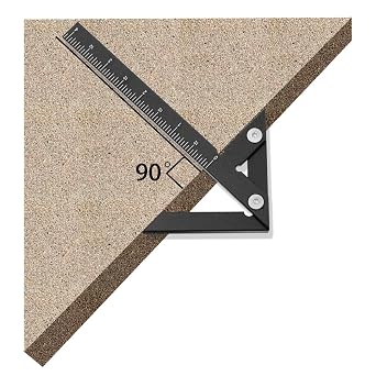 Aluminum Imperial Circle Center Positioning, 45/90 Degree Positioning Ruler, Right Angle Positioning, Centerline Positioning, Multi-Function Arrow Ruler, High-Precision Measuring Ruler,044BK