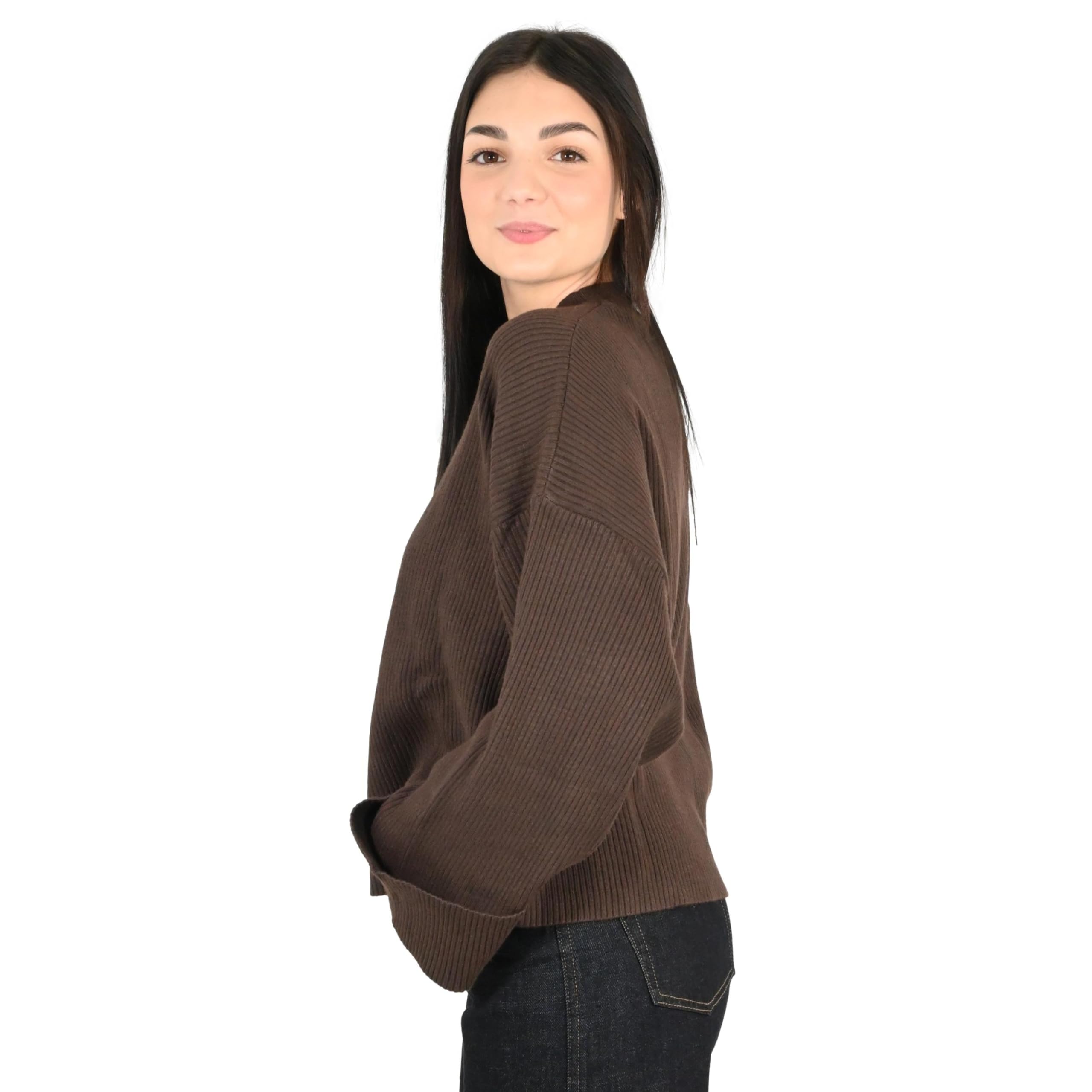 VICOLO maglia donna moro 77187F