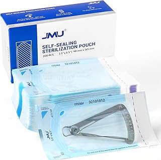 JMU Self Sealing Sterilization Pouch 3.5" x 6.5", 200/Box