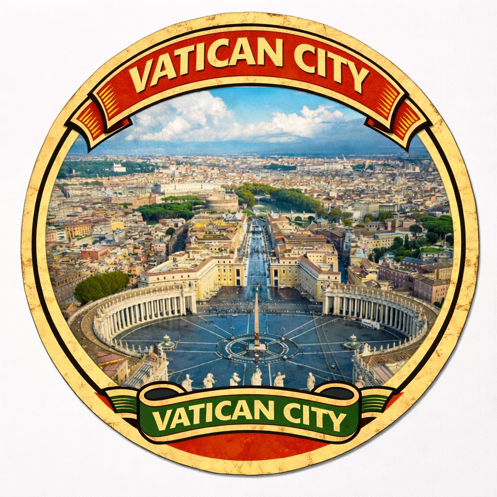 Vatican City Decorative Souvenir Fridge Magnet A0027