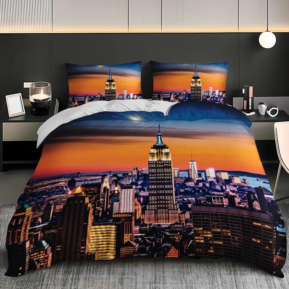 Zestaw poszewek na kołdrę w rozmiarze euro 150 x 200 cm, mikrofibra