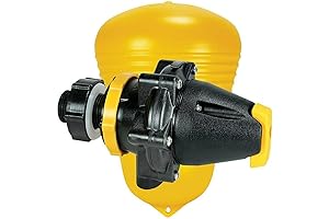 Jobe Hydrant Trough Valves, Detach Base, Long Tail, Pipe Size 1&quot; NPT, 150 PSI