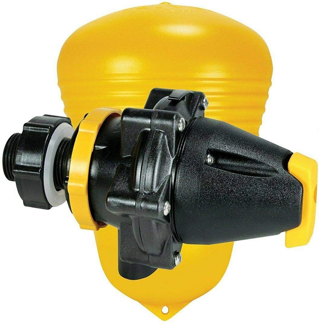 Megaflow Valve with DLT, 1", Yellow/Black