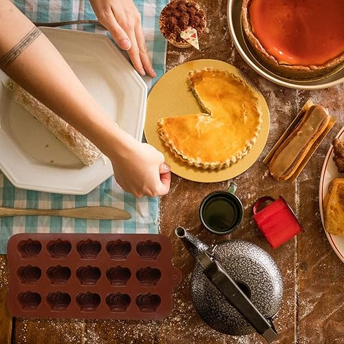 Miniatura 2 de jojofuny - Molde de silicona para chocolate, diseño de hojas de arce (3 unidades, color al azar)