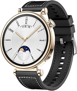 سوار ساعة من نيسلين متوافق مع هواوي GT4 41 ملم 2023، سوار بديل من مادة النايلون والسيليكون المركب 18 ملم، سوار ساعة هجين جديد مريح لساعة هواوي GT4 41 ملم