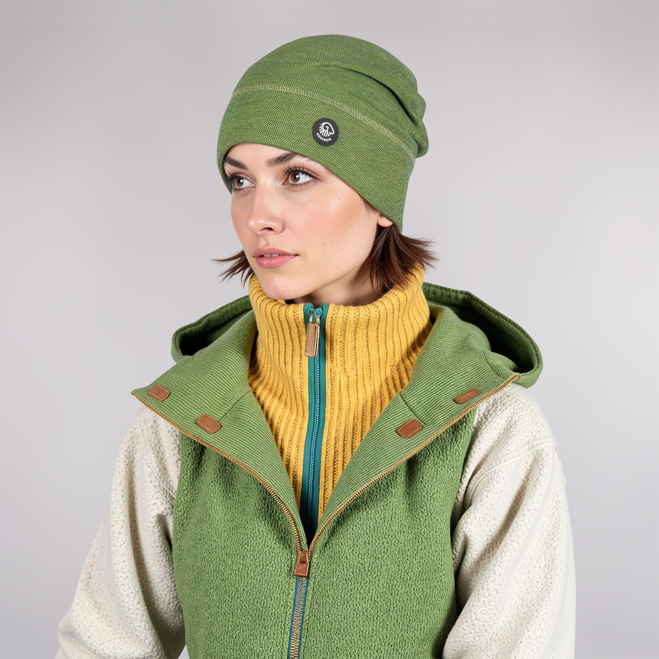 Giesswein Bonnet Hohes EIS - Chapeau Unisexe en Laine mérinos pour Femmes et Hommes, Casquette Respirante, idéal pour Les Sports d'hiver, Coupe Parfaite