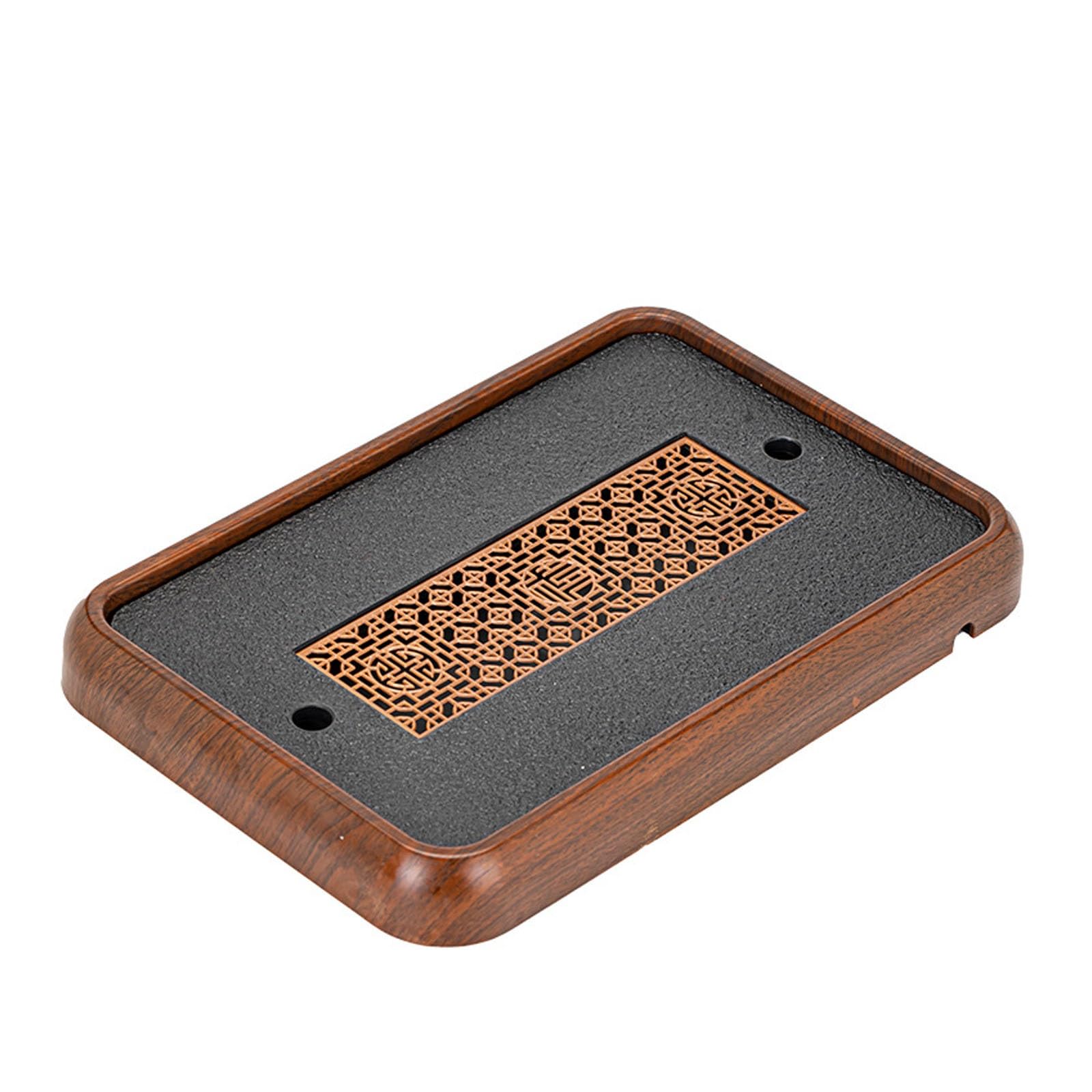 Plateau de service à thé avec stockage d'eau, table d'eau portable pour cérémonie de théière