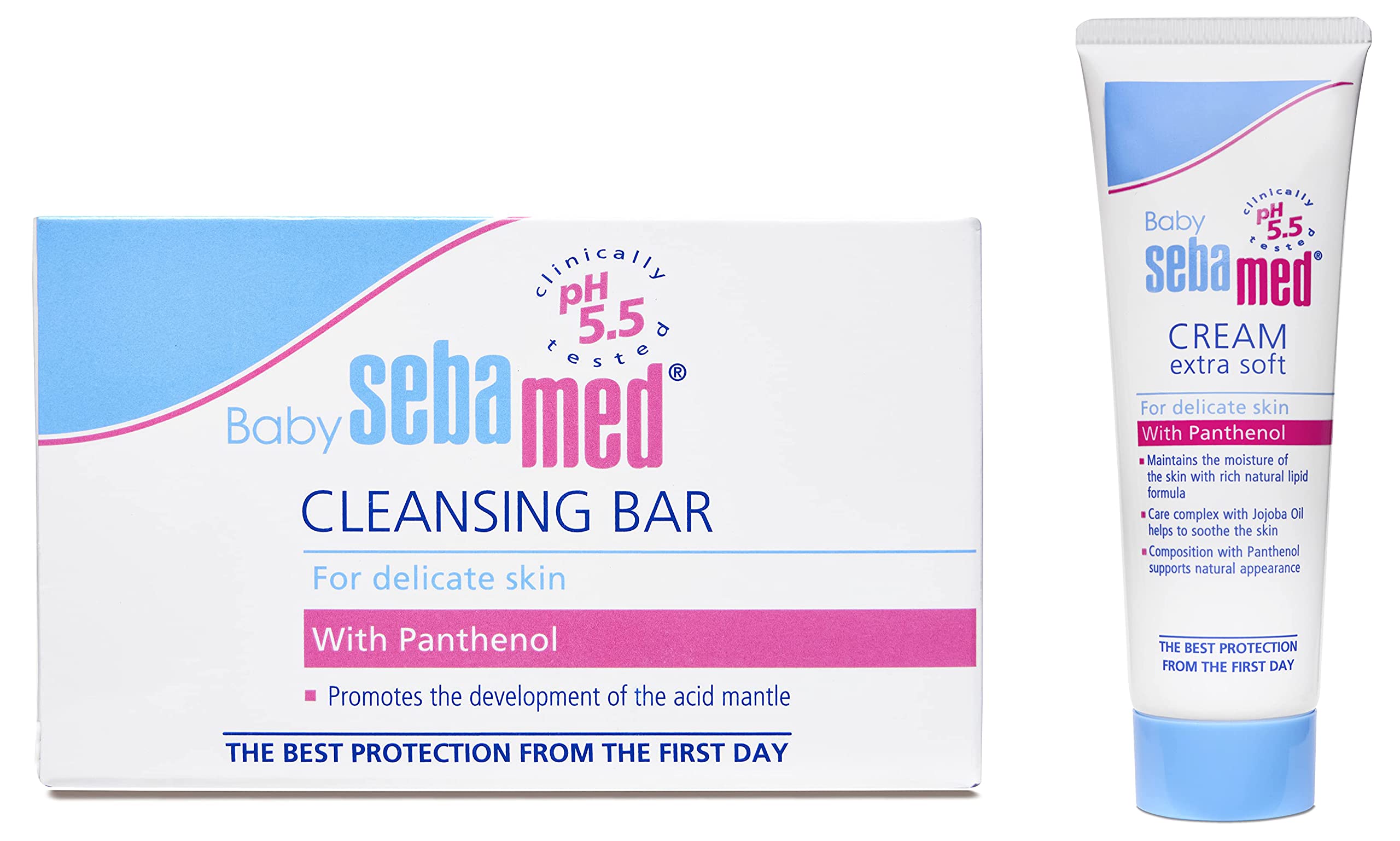 Sebamed Baby Cleansing Bar - 100 G And Sebamed Baby Cream Extra Soft, 50Ml-image-9