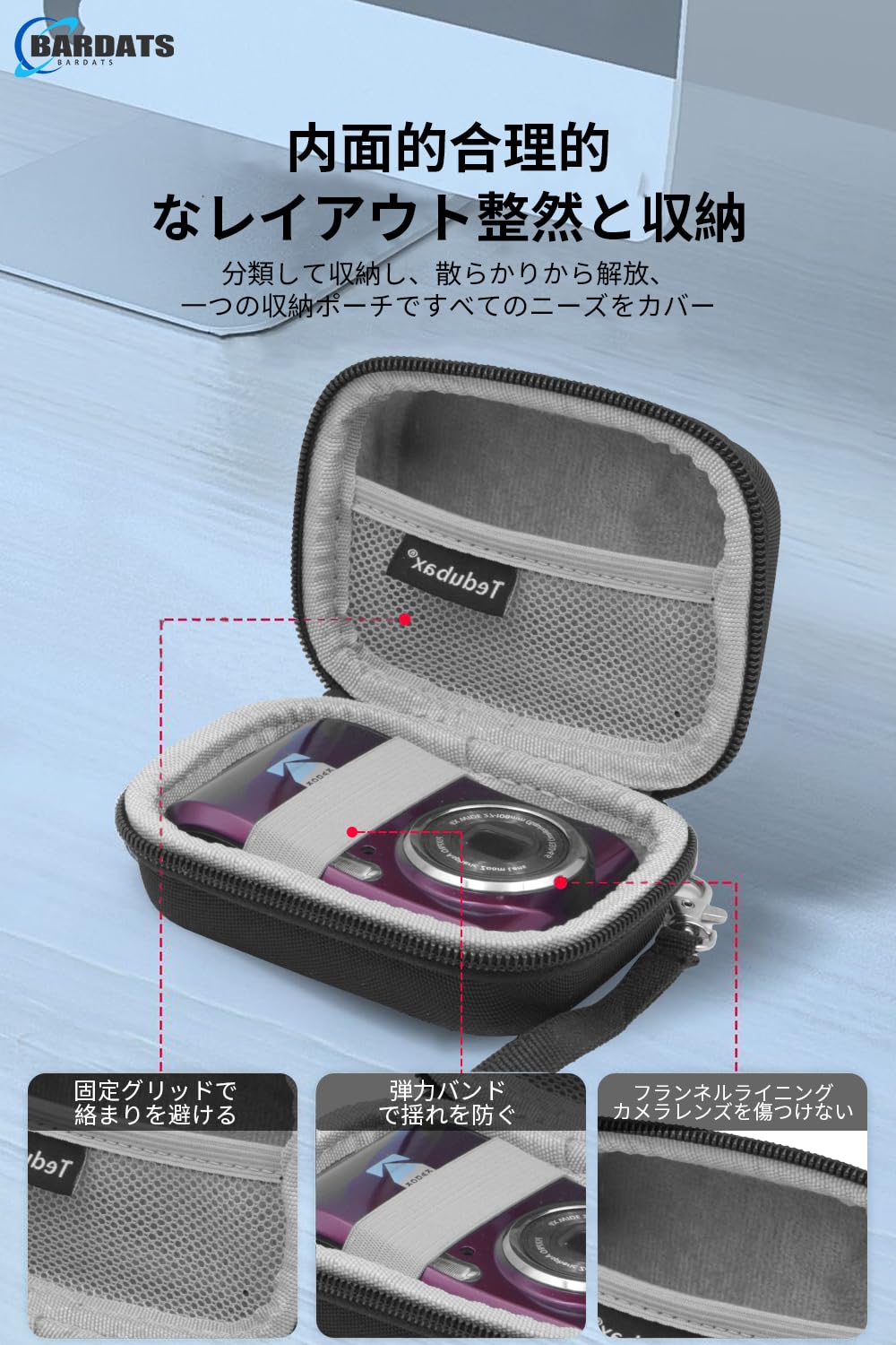 Amazon | For KODAK (コダック) PIXPRO FZ55/FZ45 ケース カバー 用