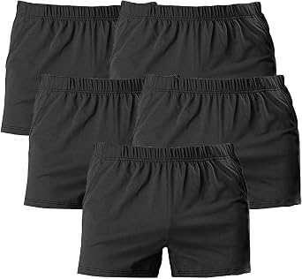MenS Boxers Boxer Shorts Underwear Classic Relaxed Fit Shorts Stretch Cotton Moisture Wicking Underwear