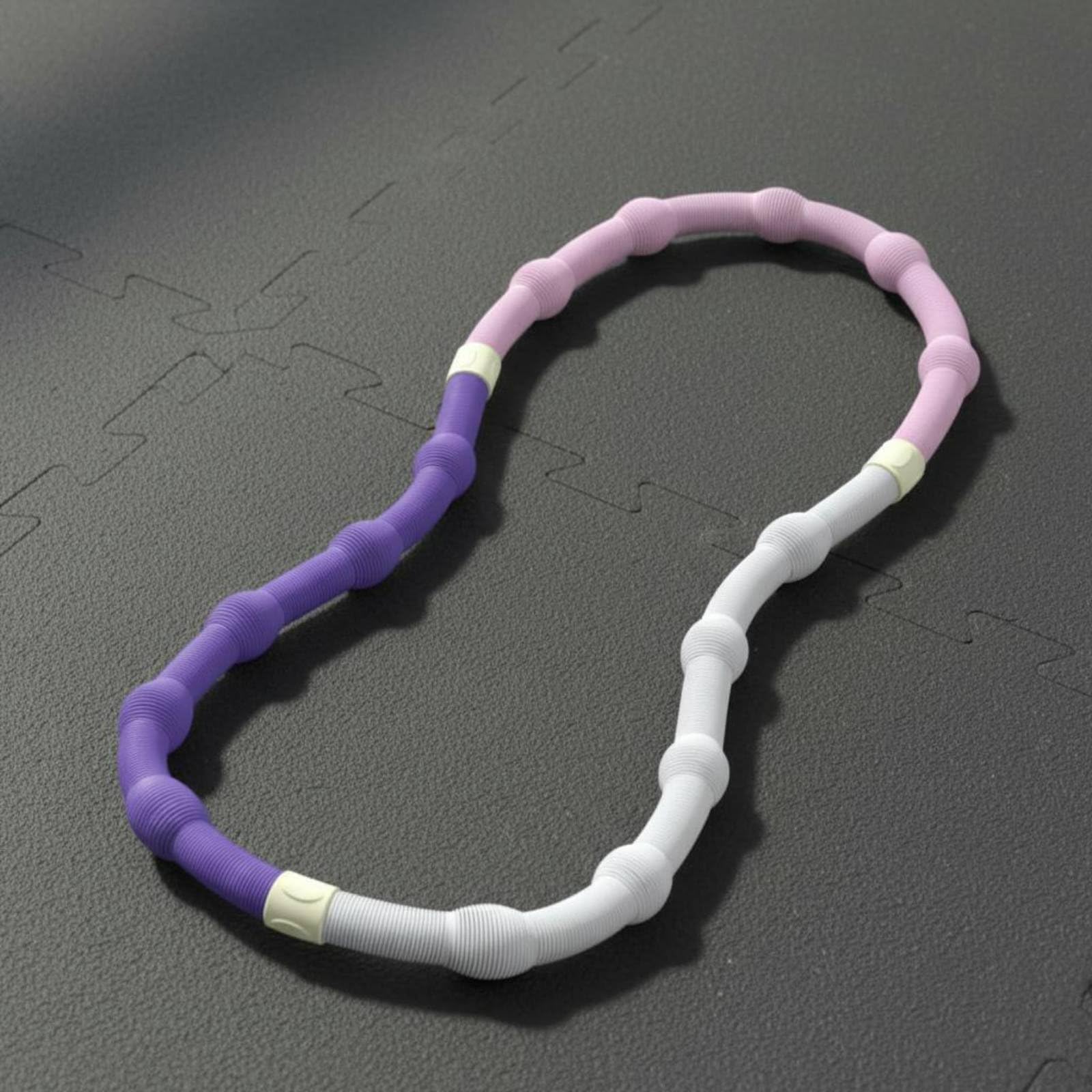 Fitness Hoop Cerchio Fitness Cerchio da Allenamento Hoop Pesato Anello Elastico Design Flessibile per Piega E Stoccaggio, 2 Kg Avanzato, Consigliato Per 45-90 Kg