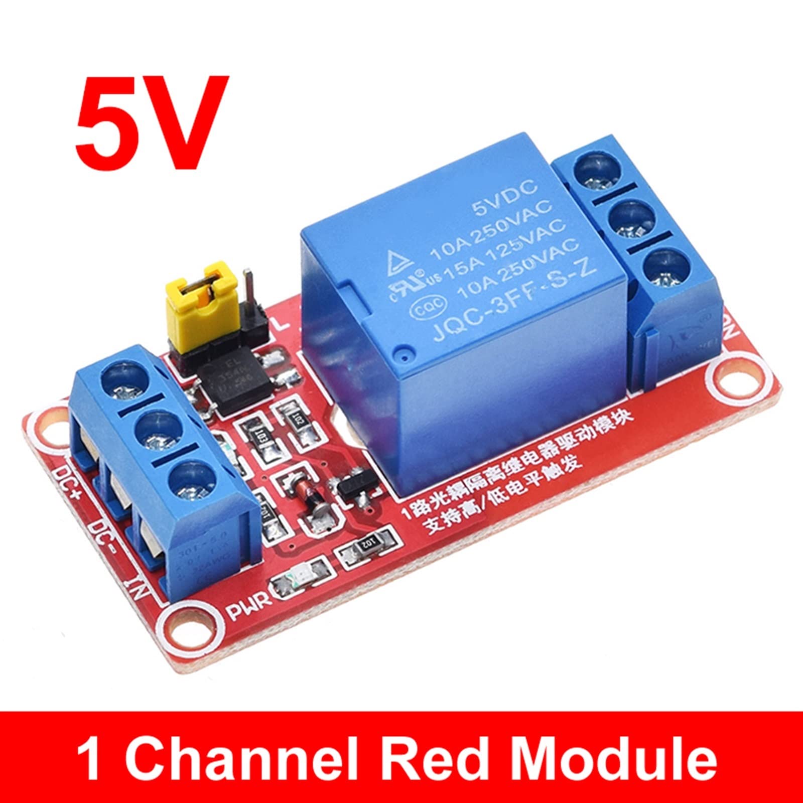 Module de Relais 1 2 4 6 8 canaux 5V 12V, Bouclier Carte avec Support optocoupleur, déclencheur Niveau Haut et Bas pour