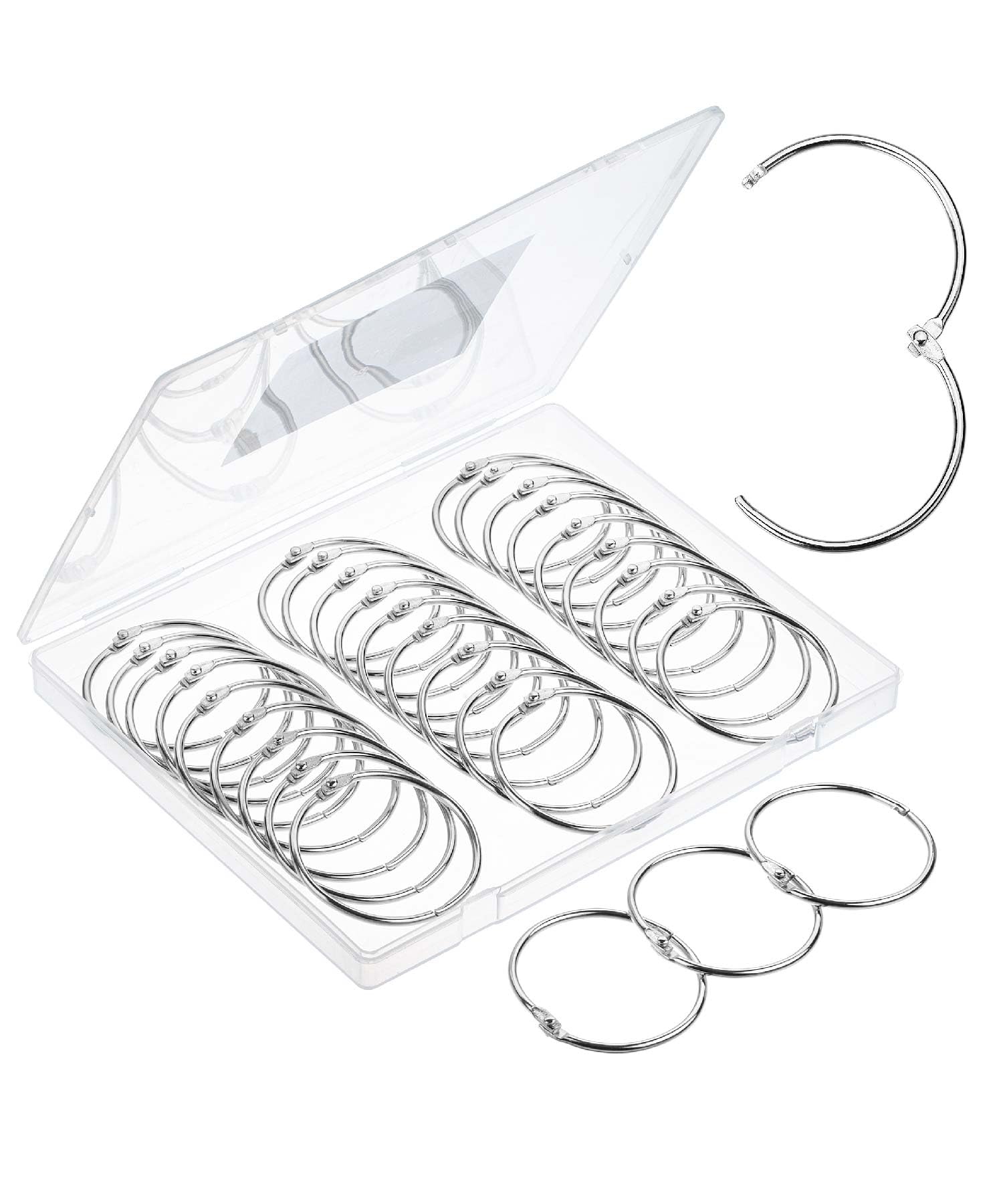 Mr. Pen- Loose Leaf Binder Ring, 2 Inch, 30 Pack