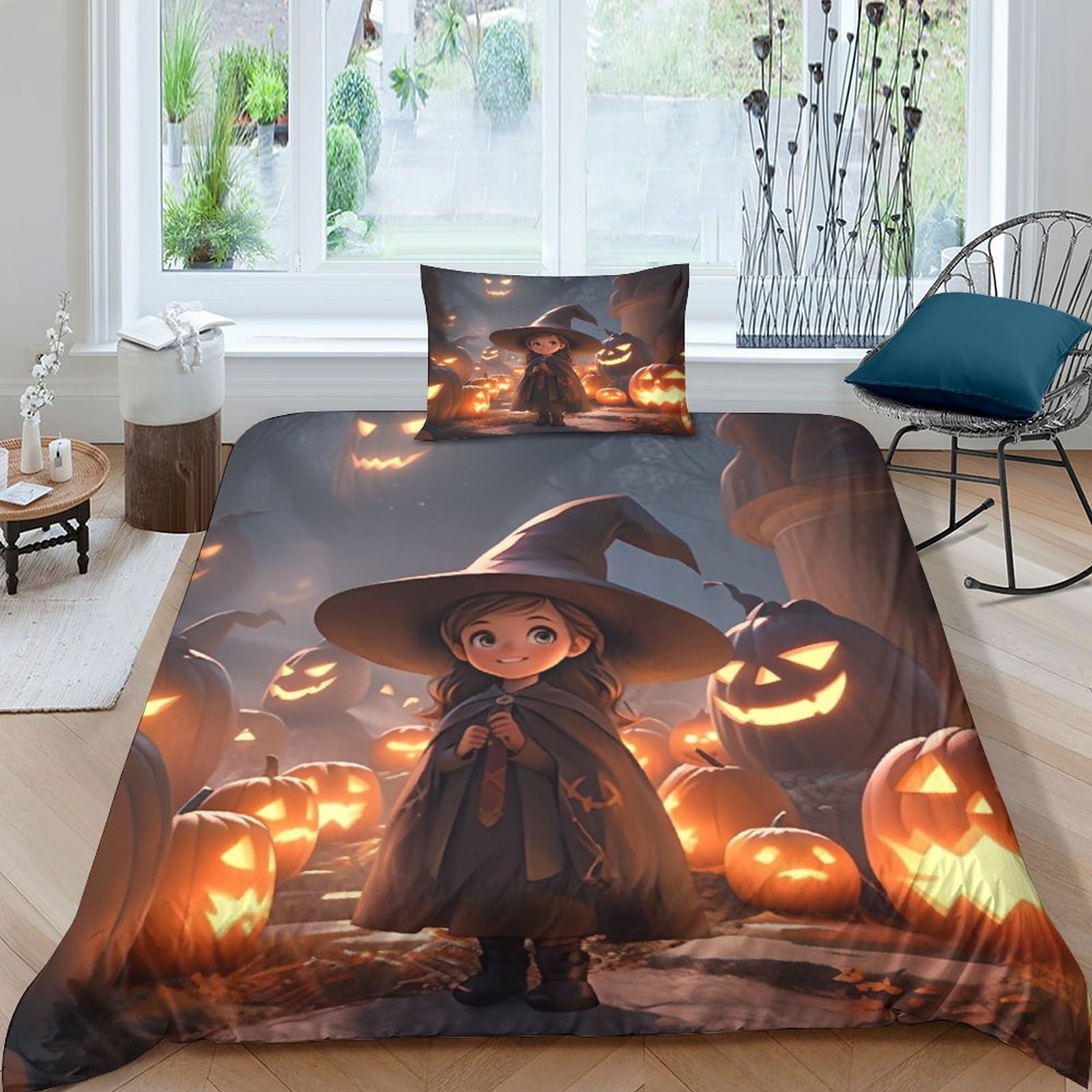 Parure de lit enfant Trick or Treat pour transformer la chambre avant le coucher