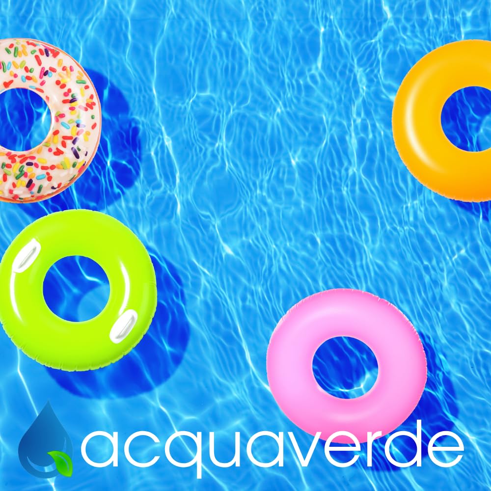acquaverde OXY 3 Azioni | Ossigeno Attivo Liquido per Piscina - 25 kg, Chiarificante, Antialghe e Flocculante, Alternativa al Cloro per Trattamento, Pulizia ed Igiene per Acqua di Piscine