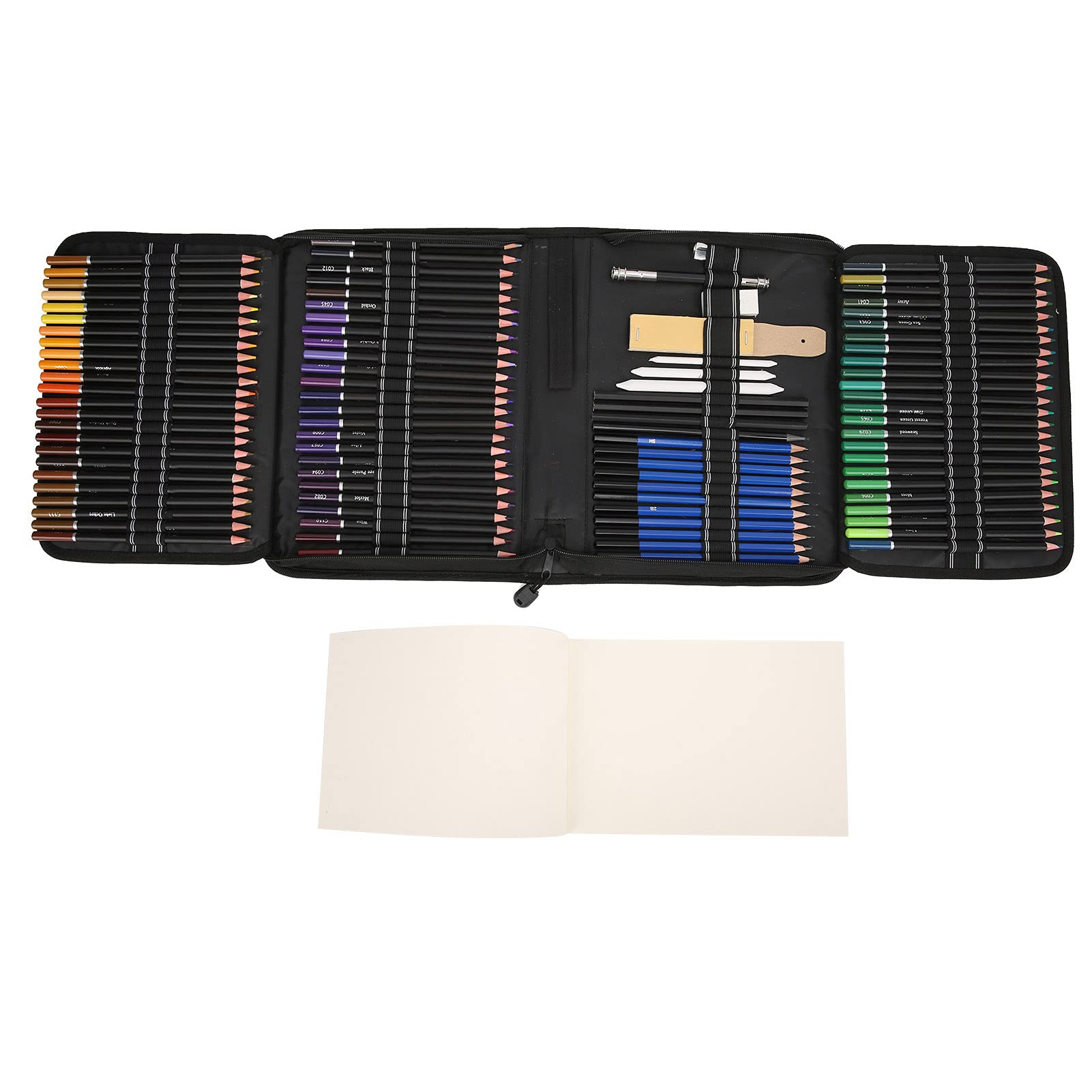 Buntstift-Set, öliges Lindenholz, sanftes Schreiben, Skizzenstift für Kunst, Malen, Zeichnen, Basteln