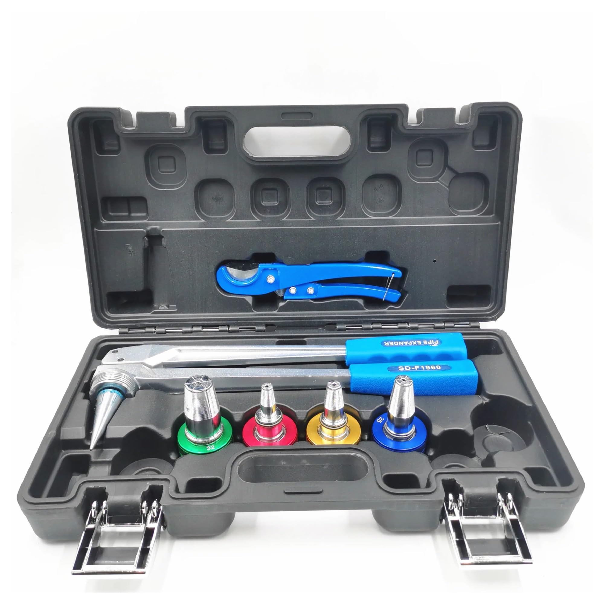 Rsgxlfqzvak One Color Pipe Expander, Sd-F1960 Pex Pipe Tube Expander 16,20,25,32Mm Expansion Tool Kit For Water And Radiator Connection With Cutter